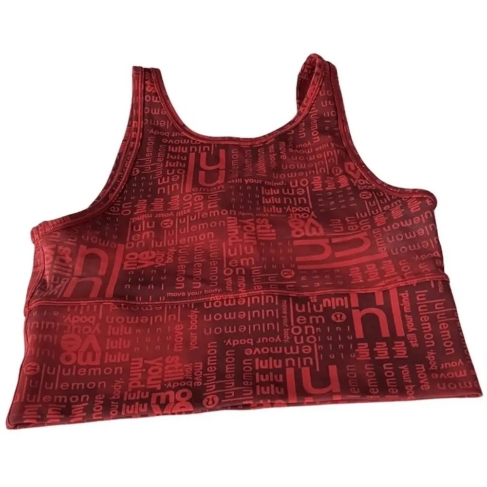 Lululemon Athletica Red Tank Top - Picture 2 of 9